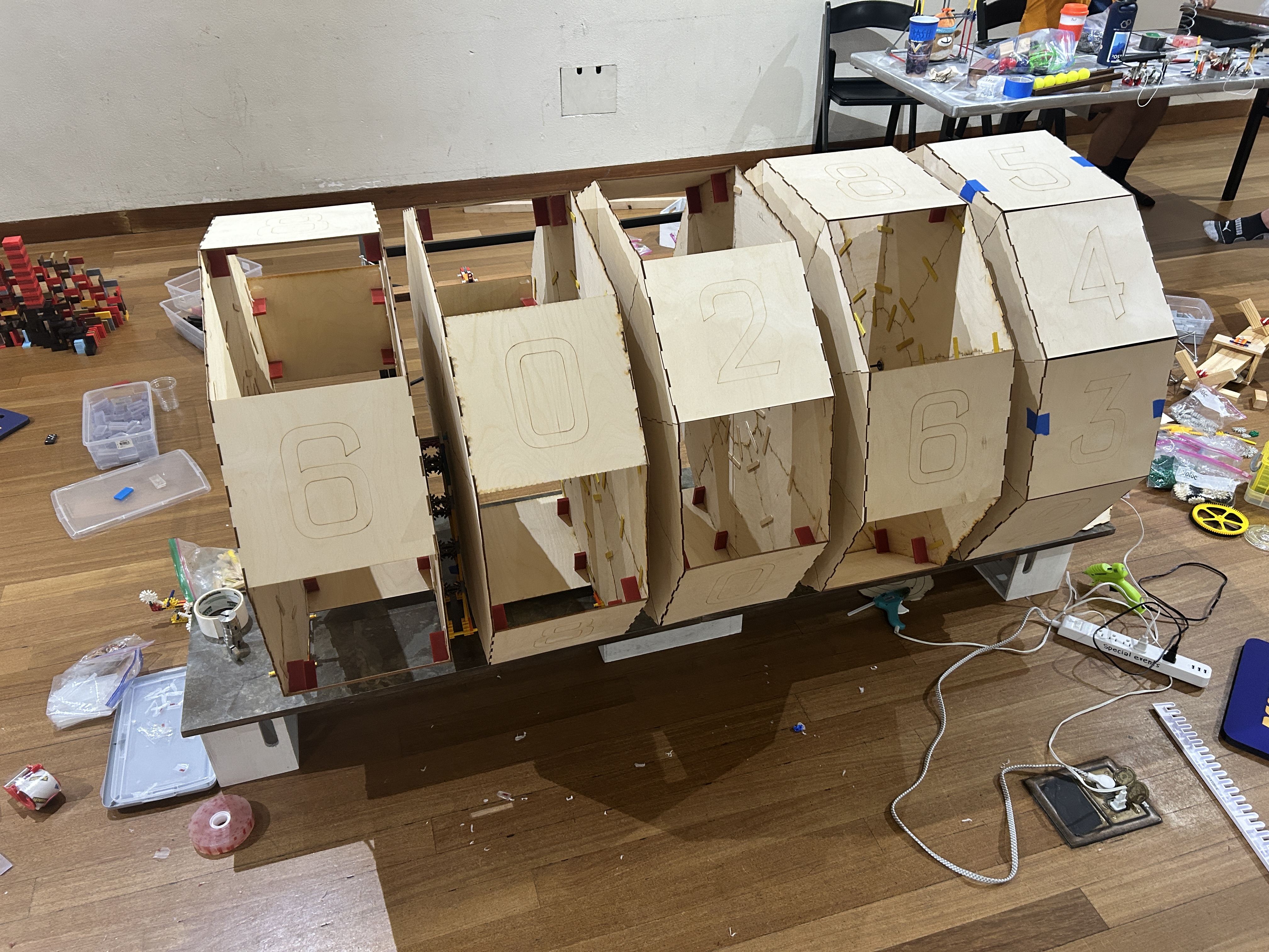 Rube Goldberg Combo Lock