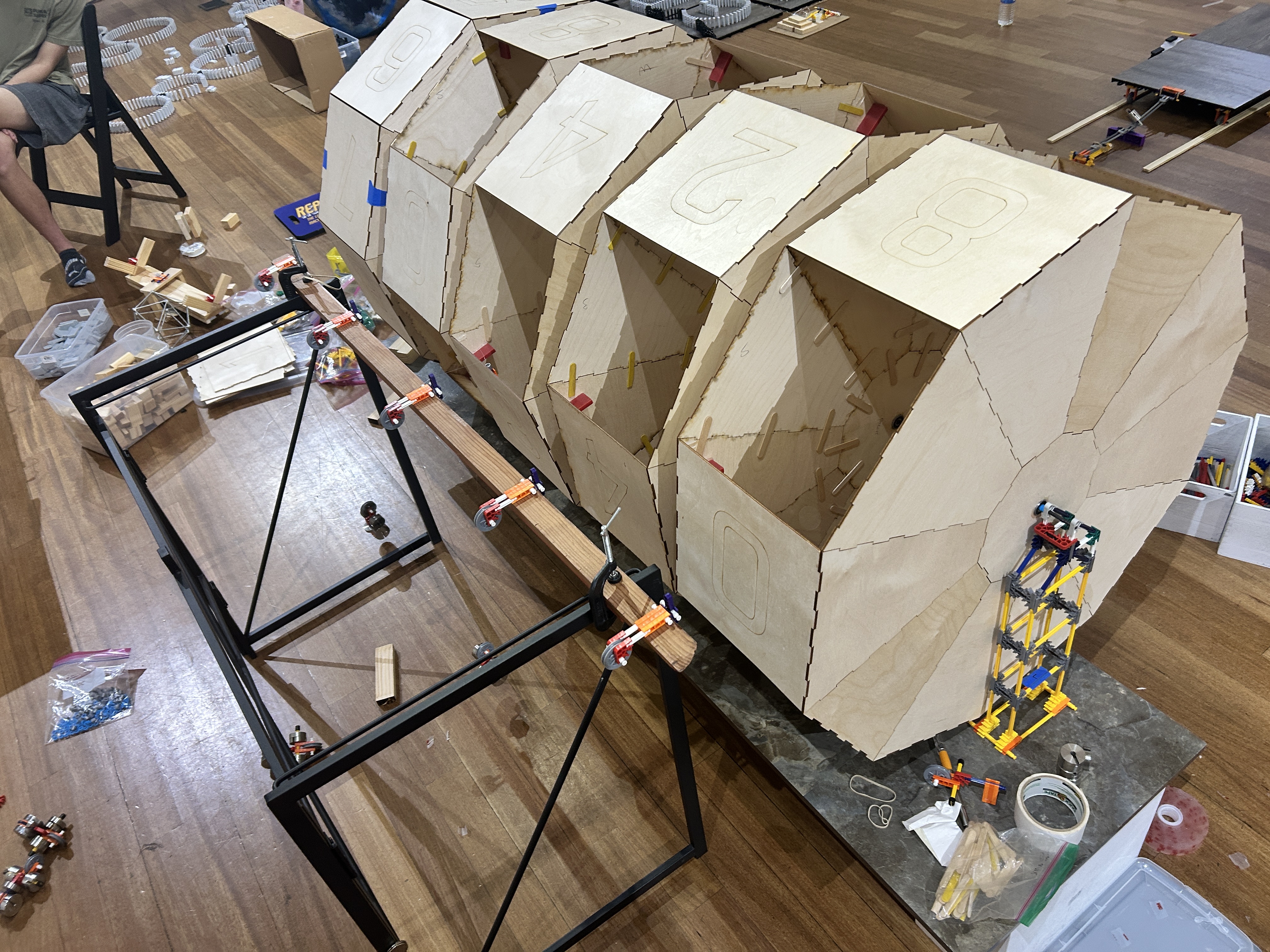 Rube Goldberg Combo Lock